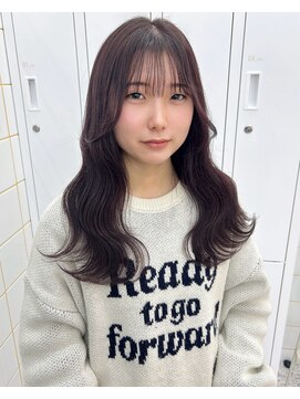 ガーランド(Girland) 【girland】ラベンダーグレー 韓国風/レイヤーカット