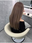 大人かわいいエギョモリ ミルクティーブラウン ひし形シルエット
