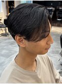 外国人風へア/刈り上げセンターパート/千葉駅/森茂樹