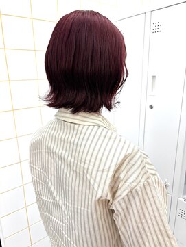 ガーランド(Girland) 【girland】ブリーチなしでred color/韓国風/レイヤーカット