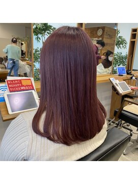 カノエ 岡山店(canoe) 髪質改善×レッドカラー