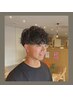 【山中指名“限定】メンズパーマ＋カット