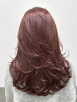 ムード(MOOD,)&nbsp;大人ガーリー[ミディアムレイヤーカット/髪質改善/銀座]