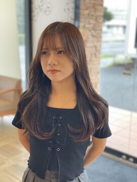 韓国ヘア/韓国レイヤー/中明度カラー