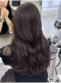 韓国ヘア　透明感カラー　チョコレートブラウン
