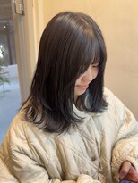 ネアー 新潟(NEER) くびれヘア/ミディアムヘア/ダブルカラー/艶カラー/新潟