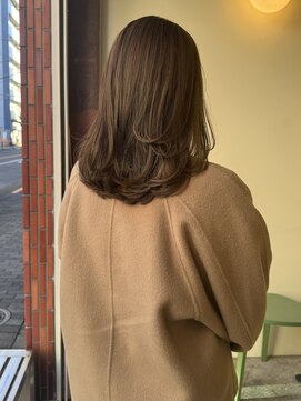 〈浅草 半個室〉ブリーチなしヘーゼルベージュ