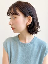 トゥーナ 表参道(tona) ミディアムレイヤー、外ハネボブ、グレージュ☆