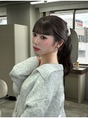 グレージュ/フルバング/冬カラー