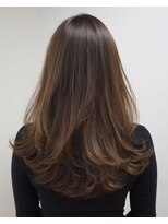 アイビー(ivy)&nbsp;ナチュラルセミロンググラデーションブラウン30代40代50代