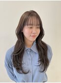 透明感カラー×レイヤーカット