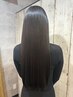 【素髪のような柔らかストレートヘアに♪】カット+縮毛矯正¥23,100→¥19,800
