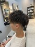 《メンズ限定》メンズカット+ツイスト系パーマ+眉カット¥13150円→¥11500