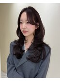 ダークパープル/ナチュラルショート/夏のヘアアレンジ/梅田