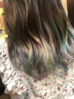 ビヨンドイー(beyond E)&nbsp;ペールトーン裾ユニコーンカラー