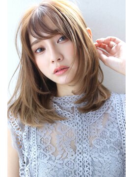 ブラン 天王寺(Blanc) 【Blanc/天王寺】3Dカラー/くびれセミディ/ベージュカラー 2