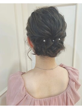 クロップ エス 湘南辻堂(crop es) 【crop es辻堂　藤田】やわらか波巻きヘアアレンジ♪