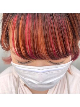 ナゴンスタイル(NAGON STYLE) ポイントカラー×インナーカラー