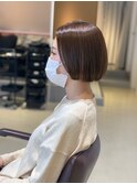 ぱっつんミニボブ