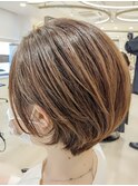 20代30代40代★スタイリング簡単♪小顔見せ☆丸みショート