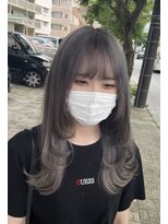 シールドヘアー 沖縄 新都心(C'LD Hair)&nbsp;[C'LD]ウルフレイヤー×グレーアッシュ