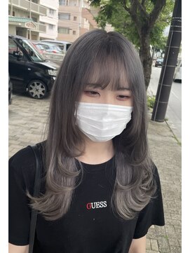 シールドヘアー 沖縄 新都心(C'LD Hair) [C'LD]ウルフレイヤー×グレーアッシュ