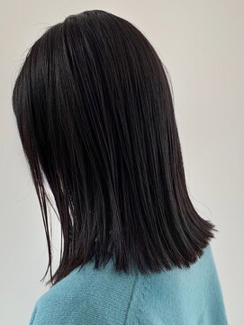 リンダバイネオリーブ 白楽店(Linda by neolive) 透明感抜群デザインカラーと似合わせ切りっぱなし外ハネボブ