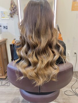 ヘアーメイク ナユタ(hair make nayuta) エクステグラデーション風