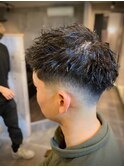 【スキンフェード】ツイストパーマStyle