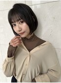 モードヘアミディアム×美髪【髪質改善/縮毛矯正】