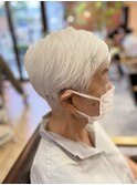 ロマンスグレーナチュラルショート