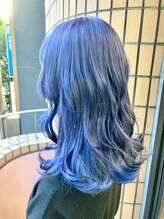 マティーナ ヘアー 池袋(Matina hair) 【インナーカラー/ブルー/推し活/推しカラー】20代30代40代50代