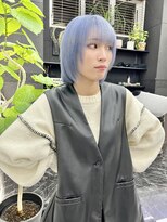 チュダック(ChuDuck)&nbsp;韓国風《ペールブルー》ブリーチ/ケアブリーチ/ダブルカラー