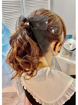 アマレット 東京駅八重洲店(amaretto) 高め金箔ポニー