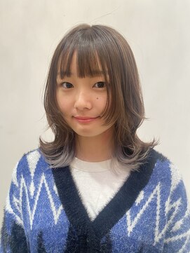 カッツ 笠岡店(CUT S) ウルフカット × シルバーインナー