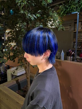 ジルバイジゼル(JILL by GiseL) Y/ブルー×ブラック