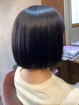 ミロア 薬院(miroa)&nbsp;ミニボブ　丸みショートボブ　ツヤ髪ストレート