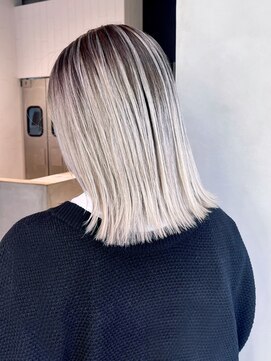 アイティー バイ アルバム 浦和店(IT by ALBUM) カーキベージュグレーベージュデザインカラー_ba522291