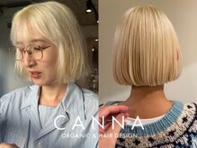カンナ オーガニック ヘアデザイン(CANNA ORGANIC & HAIR DESIGN)の雰囲気（ヴィーガンブリーチを用いた髪、頭皮に優しい施術があります。）