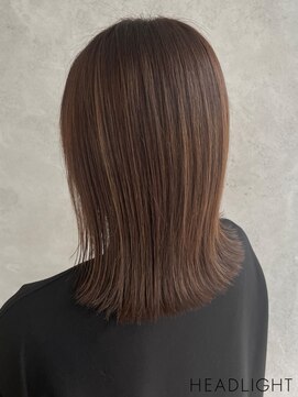 アーサス バイ ヘッドライト 府中店(ursus by HEADLIGHT) 外ハネミディアム×ブラウン×小顔