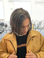 スイ(suiw)&nbsp;外国人風ハイライトメンズロング【suiw】昭和町/天王寺/阿倍野