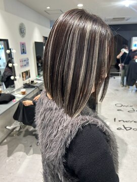 キング 高槻(K!ng) 縮毛矯正髪質改善ハイライトレイヤーカット高槻美容室エクステ