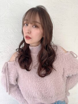 オーロ 西大寺店(ORO) 【デジタルパーマ】ラフウェーブで魅せるロングヘア