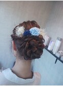 低めお団子スタイル