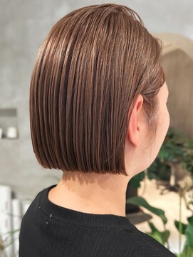 ハウ 心斎橋(how) ナチュラルボブ×前下がりボブ×ストレートボブ20代30代40代50代