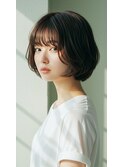 30代40代50代　大人女性/前髪ありショートボブ/ショートヘア