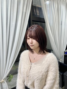 ケンジサナンド(KENJE Sanando) 【天使の輪が綺麗】大人可愛い暖色ブラウン×艶髪