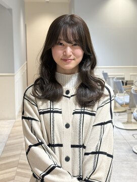 ６トーンオリーブカラーブリーチなし透明感ダブルカラーイルミナ