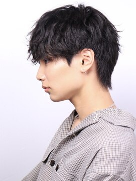 ルーシー 川越(LUCEY) ツイストスパイラルパーマ波巻きパーマシャドウパーマメンズ