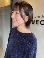 ヘア プロデュース キュオン(hair produce CUEON.)&nbsp;あご下ボブ×透明感カラー